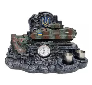 Штоф M2A2 BRADLEY №4  декоративна підставка, тематичний Міні Бар
