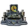 Штоф Український танк Т-64 БВ №3  декоративна підставка, тематичний Міні Бар