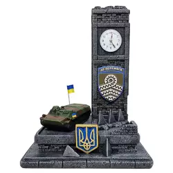 Годинник Український тягач МТ-ЛБ №1 з місцем для шеврону