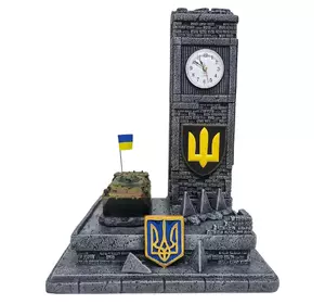 Годинник Український БТР-80 №1 з місцем для шеврону