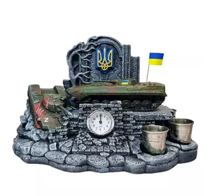 Штоф Український БМП-1 №4 декоративна підставка, тематичний Міні Бар